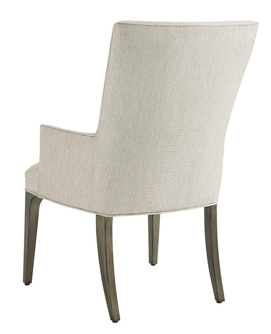 Lexington - Ariana Bellamy Upholstered Arm Chair In Rich Gray Finish And Silver Gray Fabric - 732-883-01 veiw 2