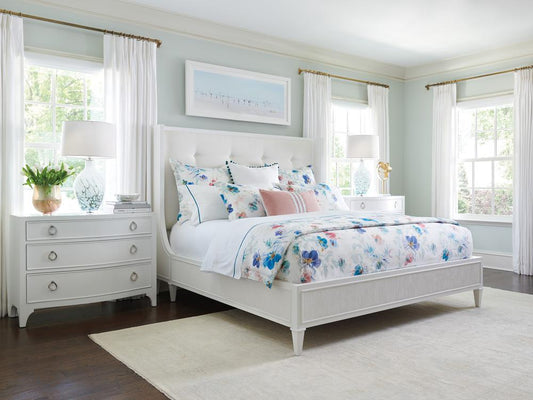 Lexington - Avondale Arlington Platform Bed 6/6 King, Alabaster - 415-144C veiw 2