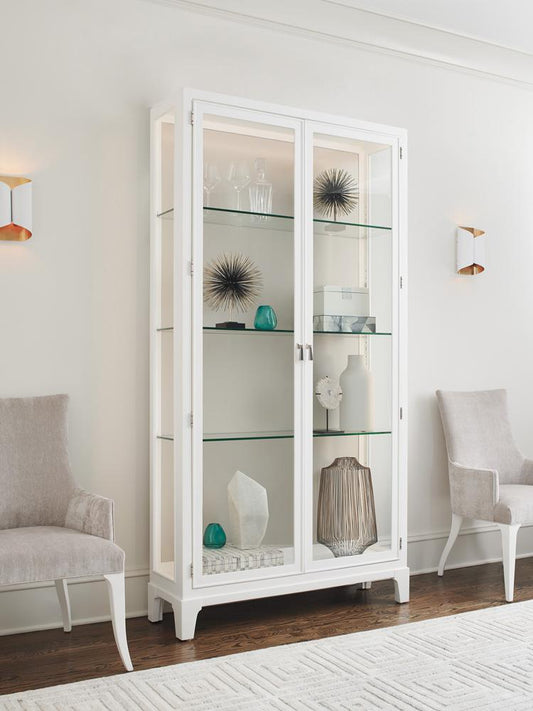 Lexington - Avondale Lakeshore Curio Taupe Back Panel, Alabaster - 415-864-TP veiw 2