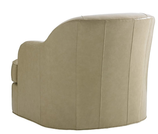 Lexington - Laurel Canyon Alta Vista Leather Swivel Chair Ivory - LL7710-11SW-40 veiw 2