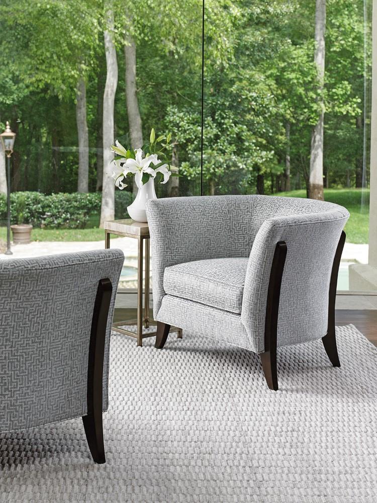 Lexington - Laurel Canyon Westgate Chair Slate Geometric - 1781-11-43 veiw 3