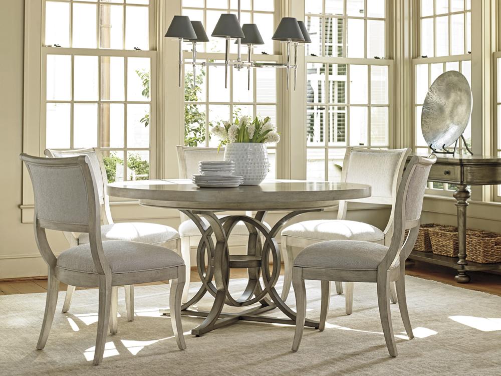 Lexington - Oyster Bay Calerton Round Dining Table - 714-875C veiw 7