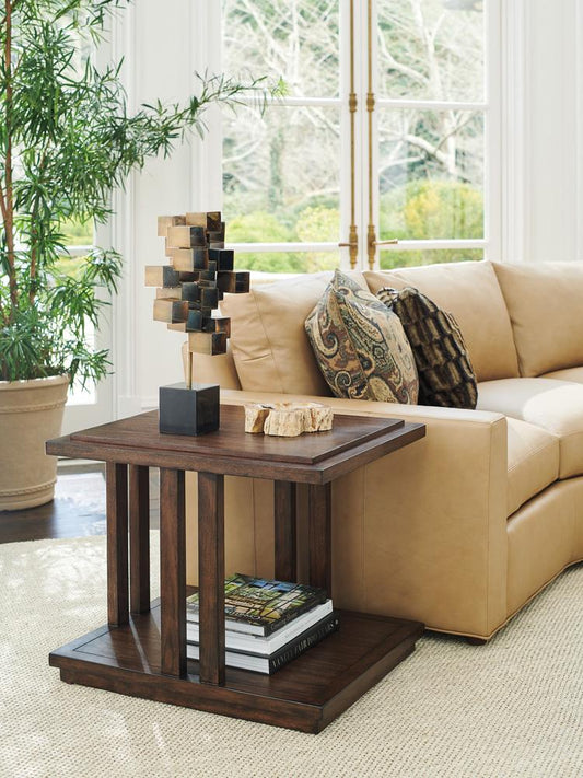 Lexington - Silverado Alvarado Rectangular End Table, Montecito - 740-950 veiw 2