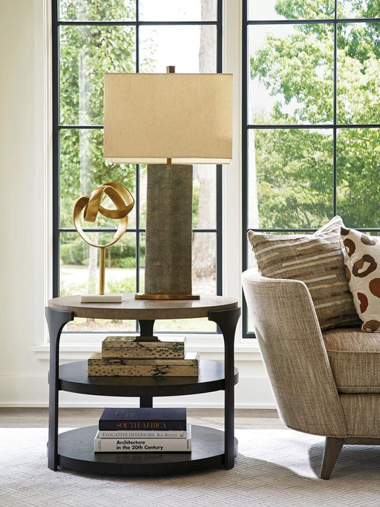 Lexington - Zanzibar Kenya Round End Table, Senegal - 416-953 veiw 2