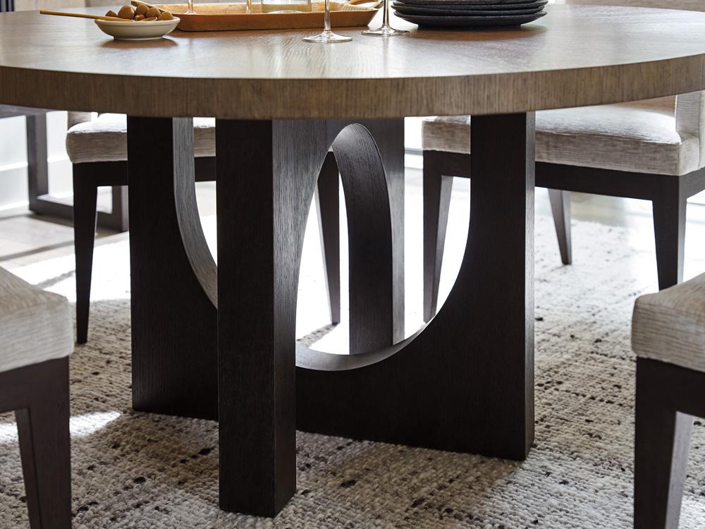 Lexington - Zanzibar Regent Round Dining Table, Senegal - 416-875C veiw 3