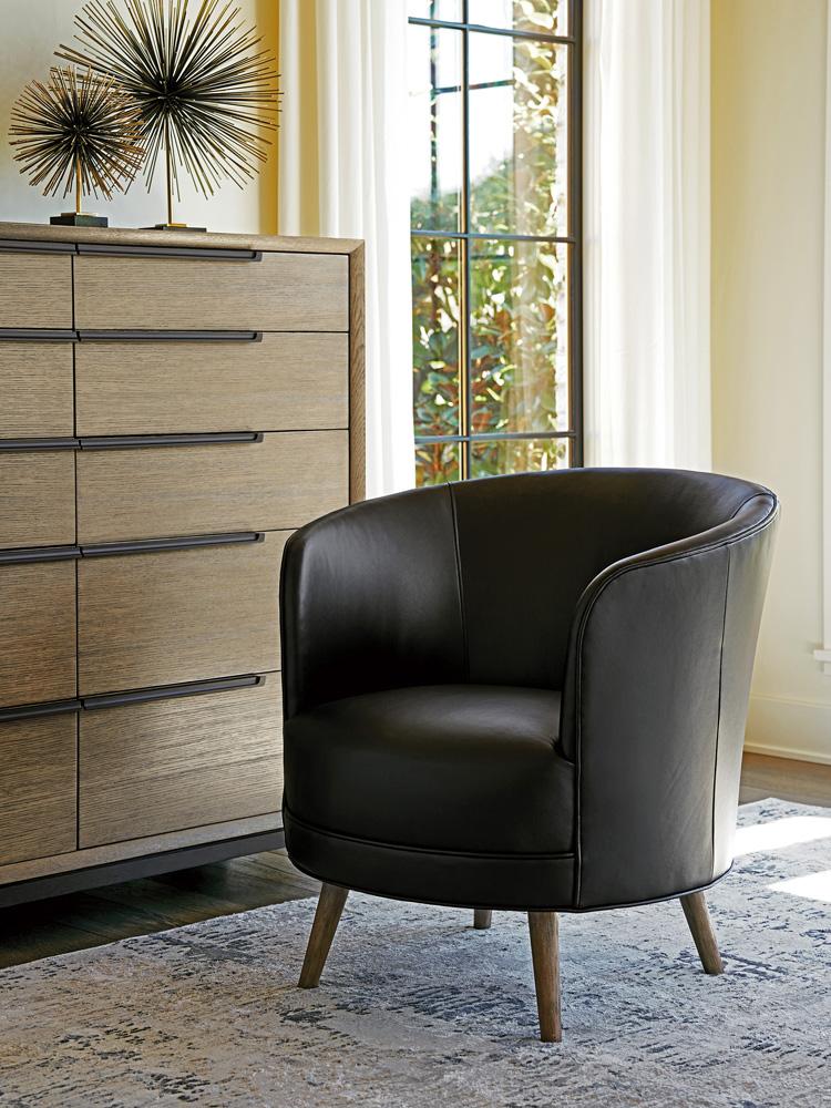 Lexington - Zanzibar Torrington Leather Swivel Chair, Marlena - LL7829-11SW-40 veiw 3