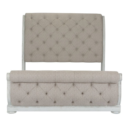 Liberty Furniture - Abbey Park - King California Sleigh Bed in White - 520-BR-CSL view 2