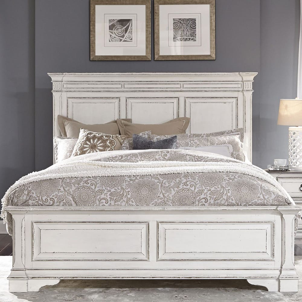Liberty Furniture - Abbey Park King Panel Bed, 2 Night Stands - 520-BR-KPB2NS view 12