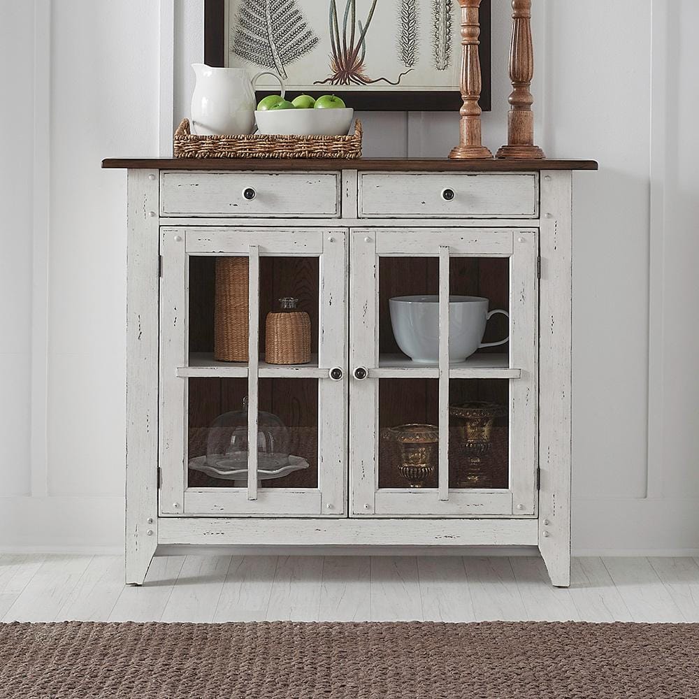 Liberty Furniture - Al Fresco Server in Graphite & Whitestone - 741-SR5043 veiw 1