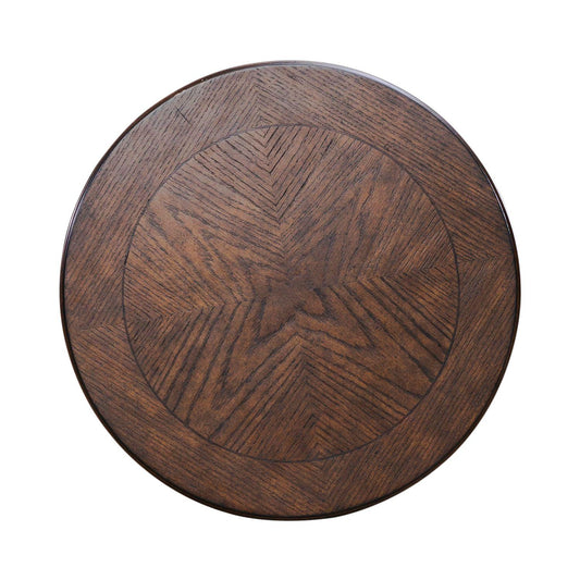 Liberty Furniture - Allington Round End Table in Satin Sienna - 418-OT1021 veiw 2