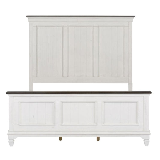 Liberty Furniture - Allyson Park - King California Panel Bed in White - 417-BR-CPB view 2