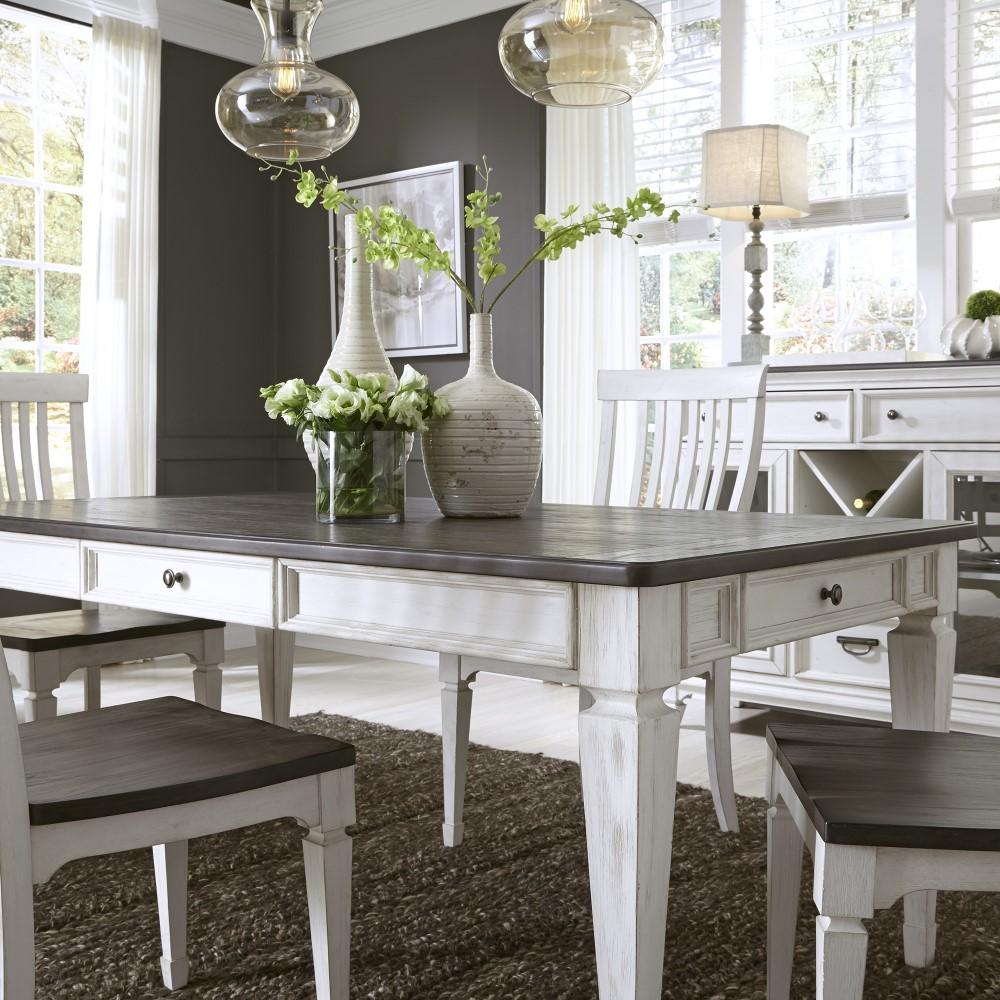 Liberty Furniture - Allyson Park Rectangular Leg Table - 417-T4072 veiw 11