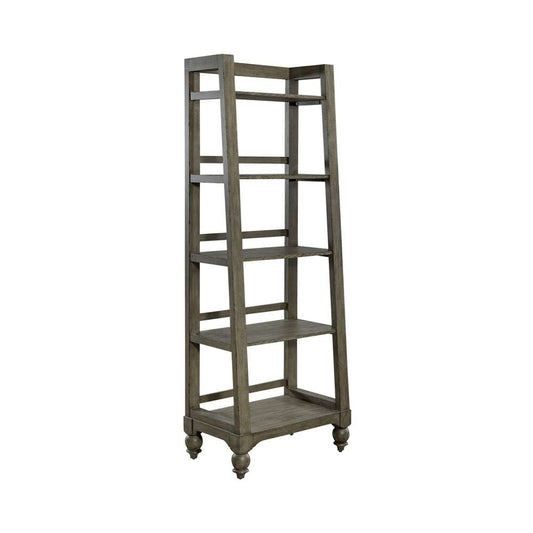 Liberty Furniture - Americana Farmhouse Leaning Pier Bookcase - 615-HO201 veiw 2