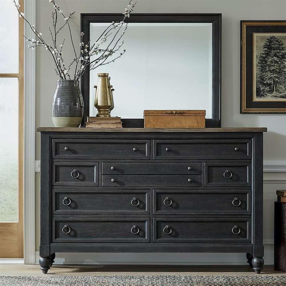 Liberty Furniture - Americana Farmhouse Opt Dresser & Mirror - 615-BR-ODM veiw 1