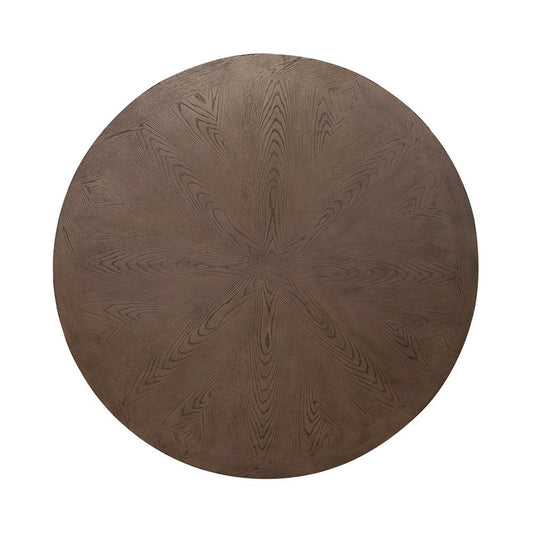 Liberty Furniture - Americana Farmhouse Single Pedestal Table in Black in Dusty Taupe & Black - 615-DR-OPED veiw 2