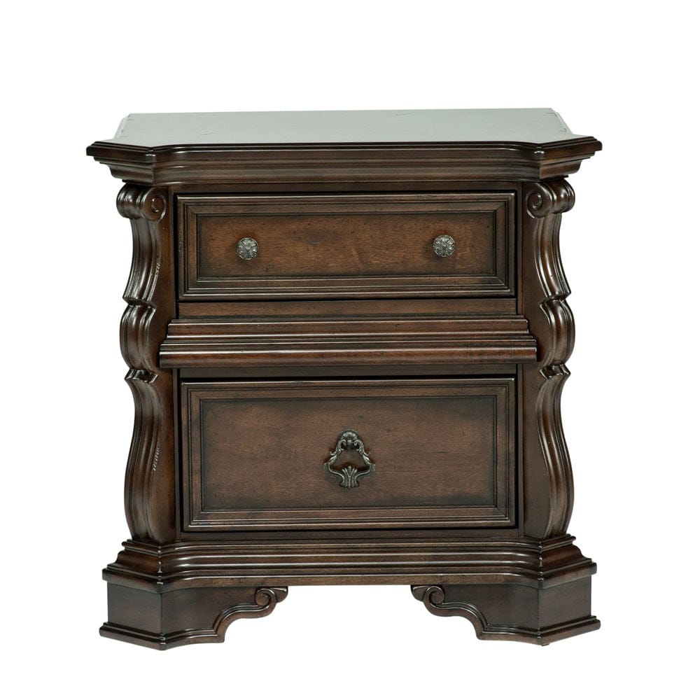 Liberty Furniture - Arbor Place - King California Sleigh Bed, Dresser & Mirror, Night Stand in Brown - 575-BR-KCSDMN view 4
