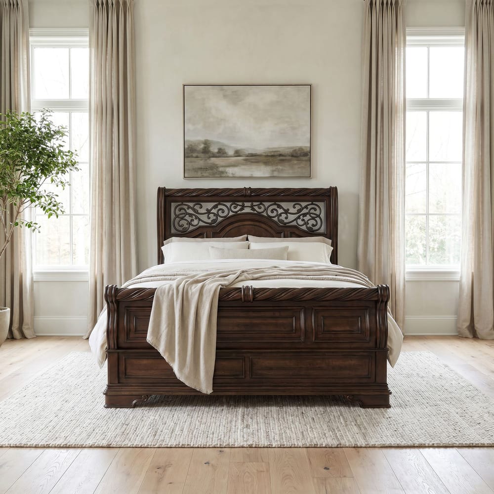 Liberty Furniture - Arbor Place Queen Sleigh Bed, 2 Nightstands - 575-BR-QSL2NS view 12