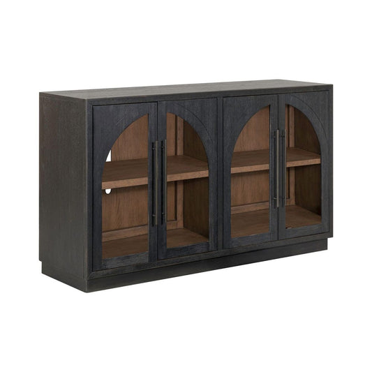 Liberty Furniture - Archway - 4 Door Accent Cabinet in Black - 2254-AC1000 view 2