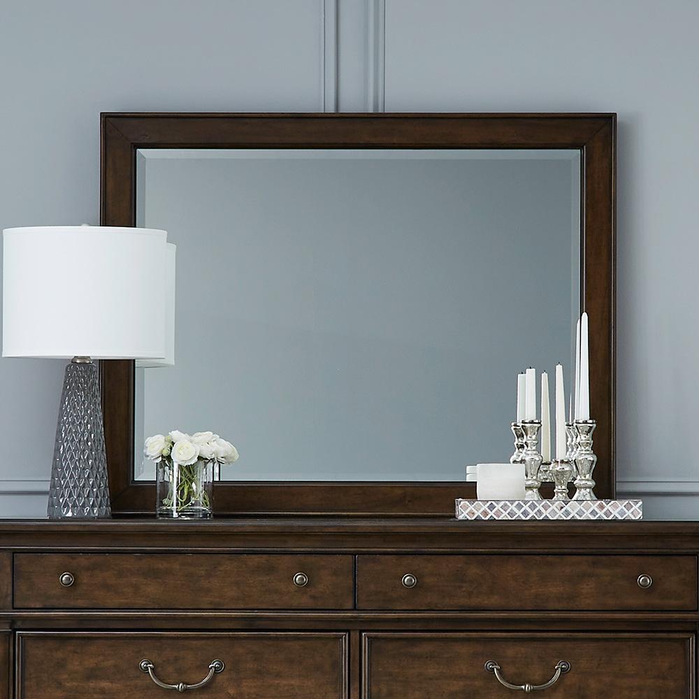 Liberty Furniture - Arden Road Landscape Mirror in Satin Cherry - 512-BR51 veiw 1