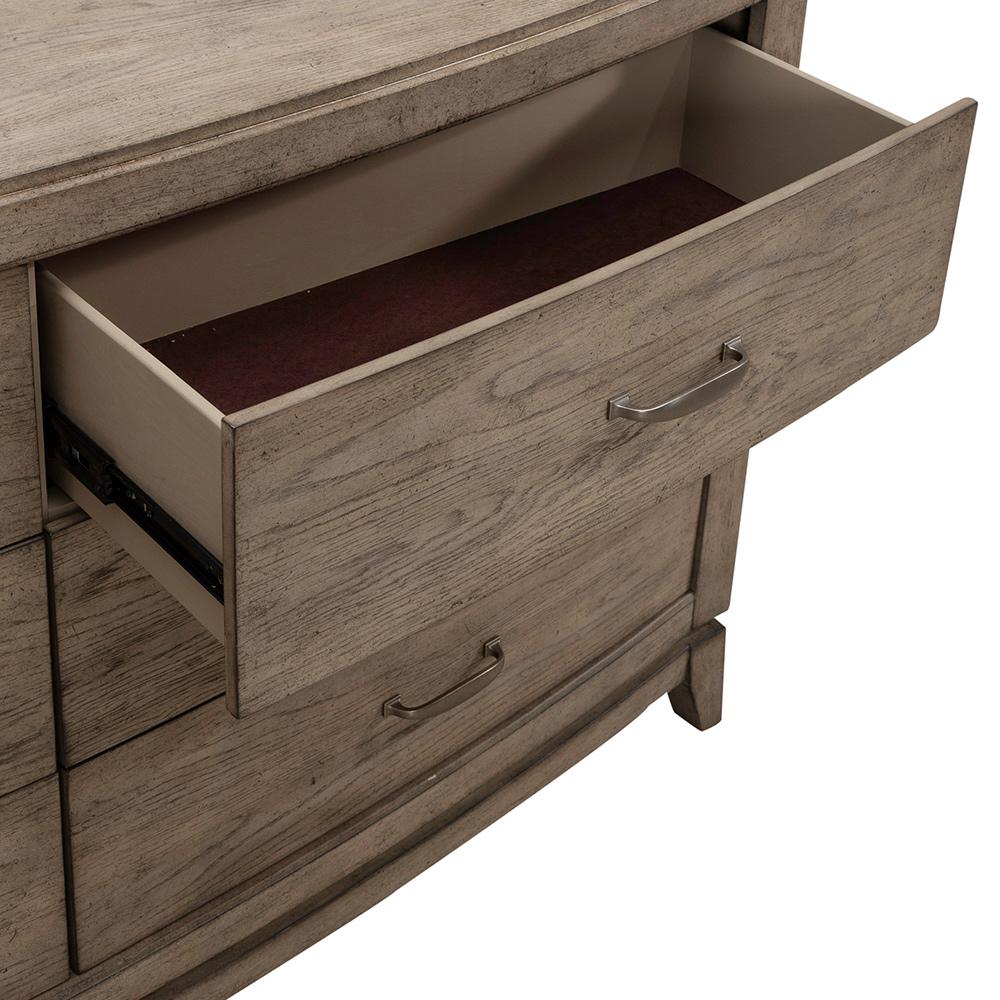 Liberty Furniture - Avalon 6 Drawer Dresser in Burnished Beige - 805-BR31 veiw 13