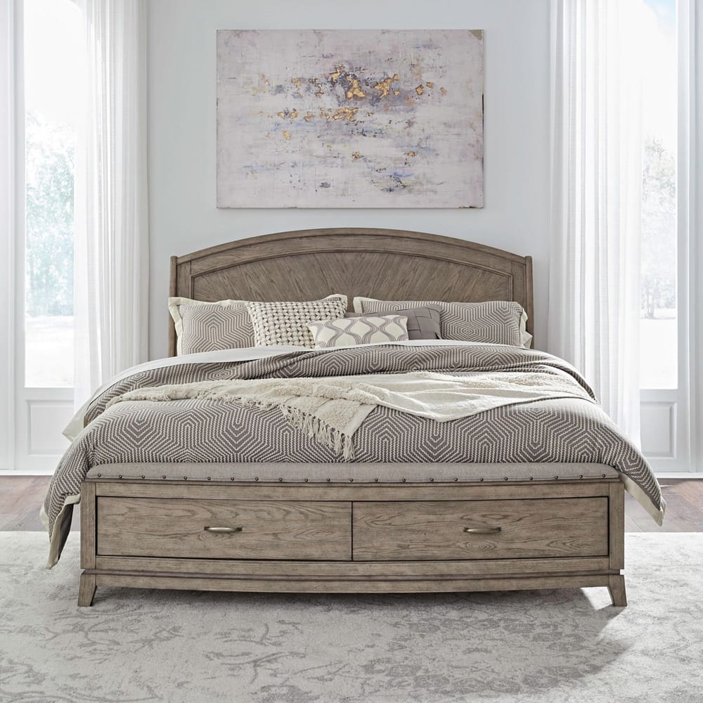 Liberty Furniture - Avalon King Panel Storage Bed, 2 Night Stands - 805-BR-KPBS2NS view 7