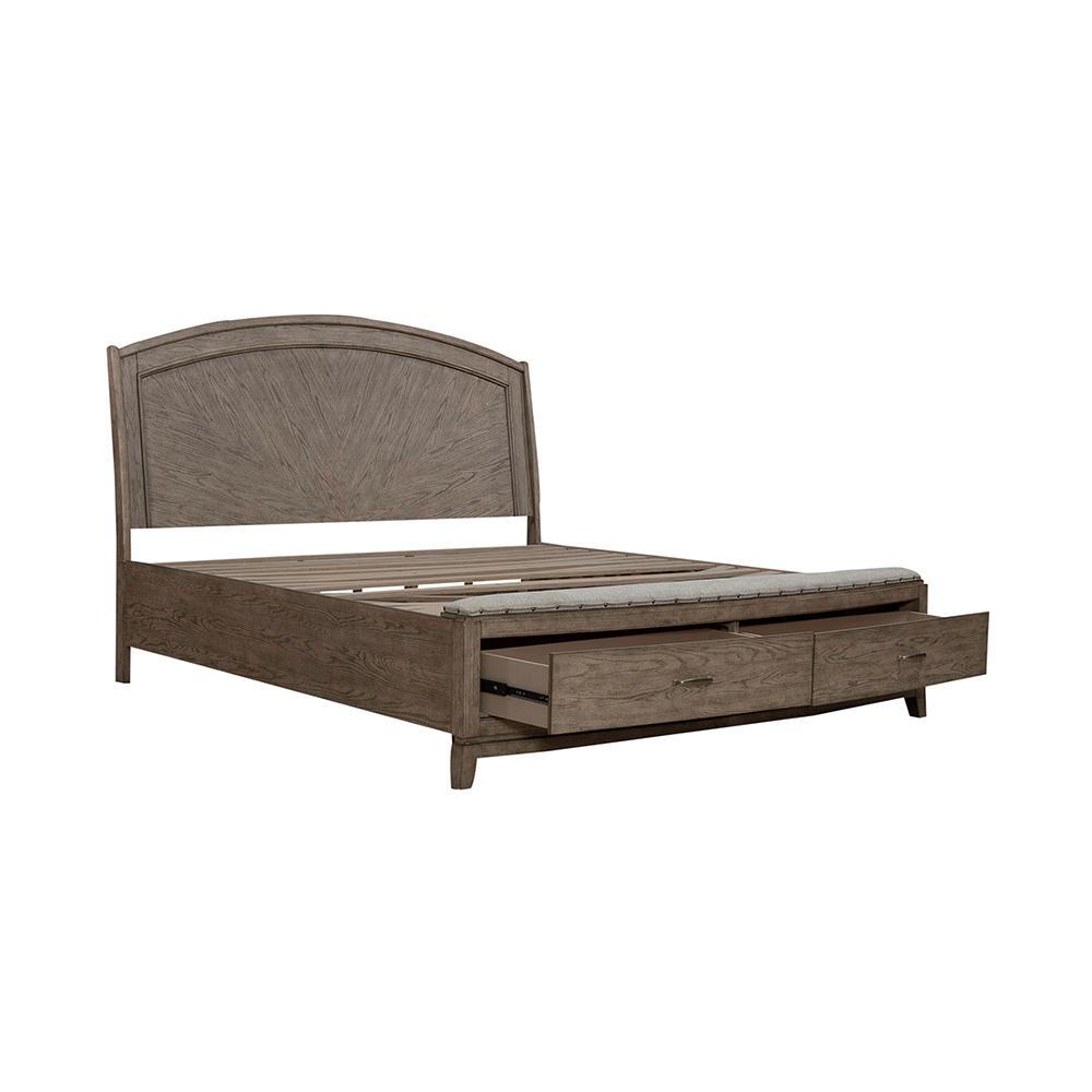 Liberty Furniture - Avalon King Panel Storage Bed in Burnished Beige - 805-BR-KPBS veiw 6