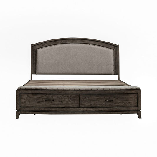 Liberty Furniture - Avalon King Uph Storage Bed, 2 Night Stands - 805B-BR-KUS2NS view 2
