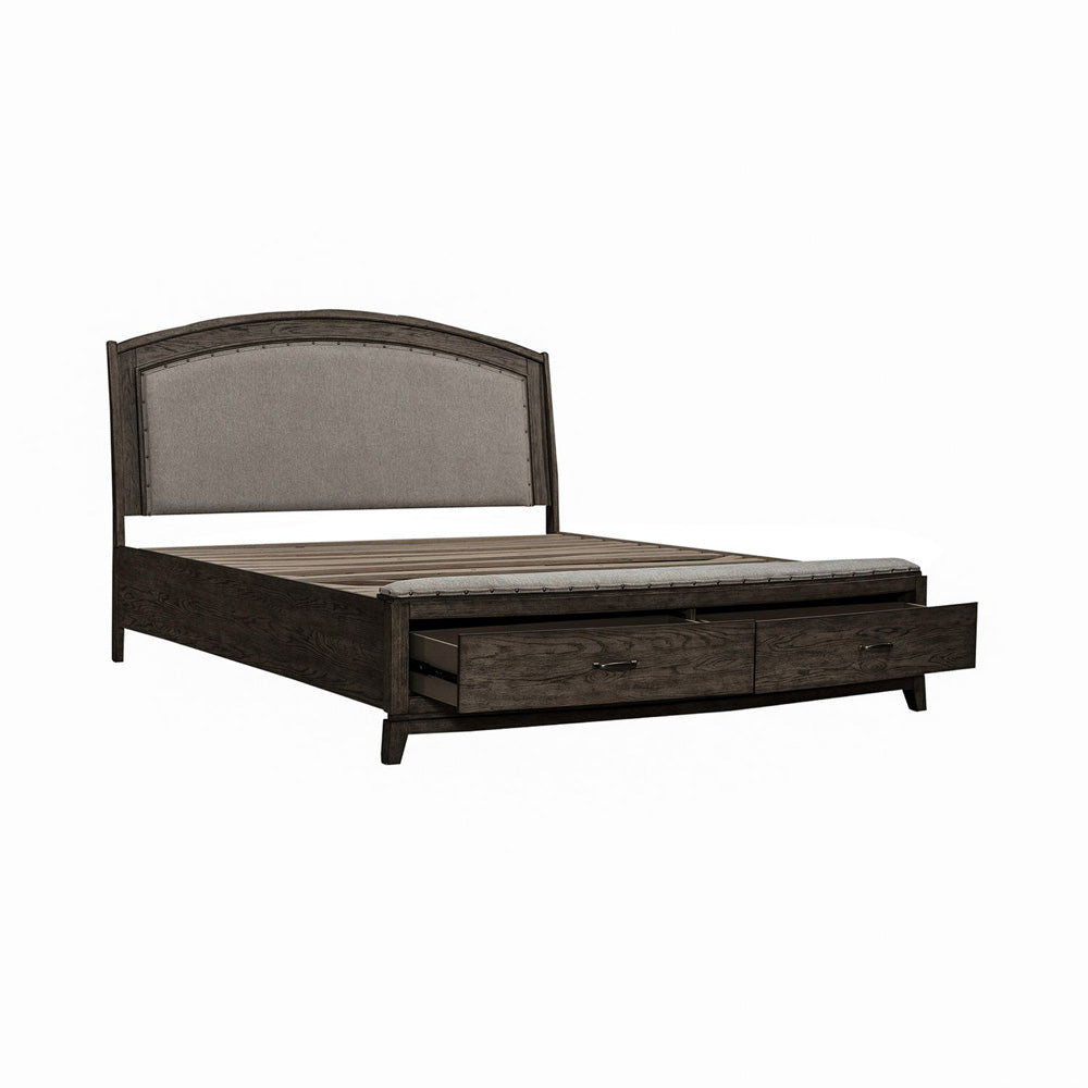 Liberty Furniture - Avalon King Uph Storage Bed - 805B-BR-KUS view 6