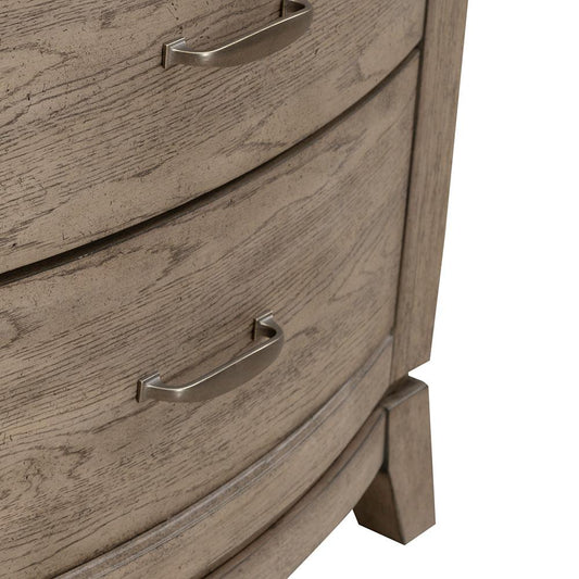 Liberty Furniture - Avalon Nightstand w/ Charging Station in Burnished Beige - 805-BR61 veiw 2