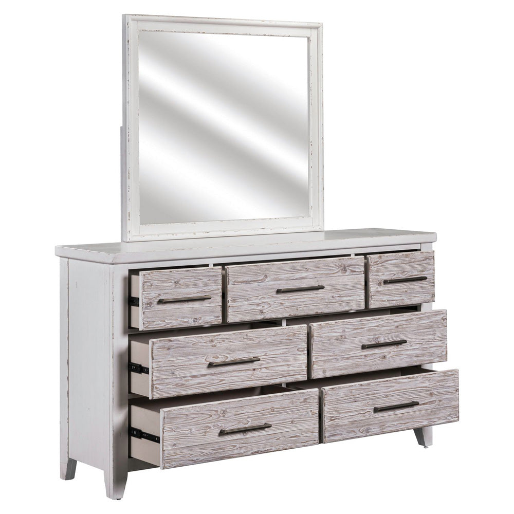 Liberty Furniture - Backroads Dresser & Mirror - 142-BR-DM view 6