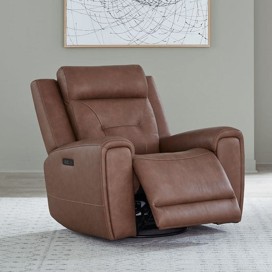 Liberty Furniture - Beckham - SG Recliner P2 in Brown - 7023SD-12P view 2