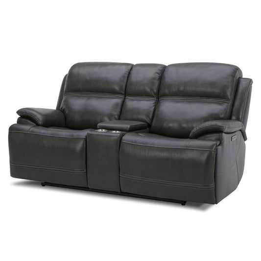 Liberty Furniture - Bentley Loveseat with Console P2 & ZG - Graphite - 7003GY-22P veiw 2