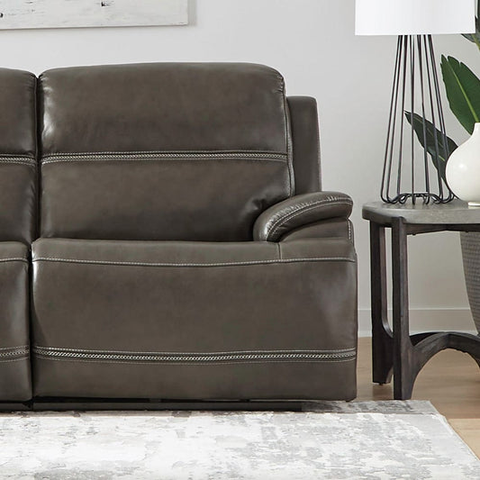 Liberty Furniture - Bentley - R Arm Recliner P2 & ZG - Graphite in Gray - 7003GY-42RP view 2