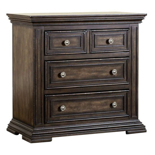 Liberty Furniture - Big Valley Bedside Chest w/ Charging Station - 361-BR62 veiw 2