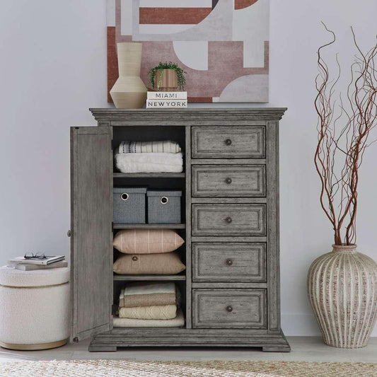 Liberty Furniture - Big Valley Door Chest - 361G-BR42 veiw 2