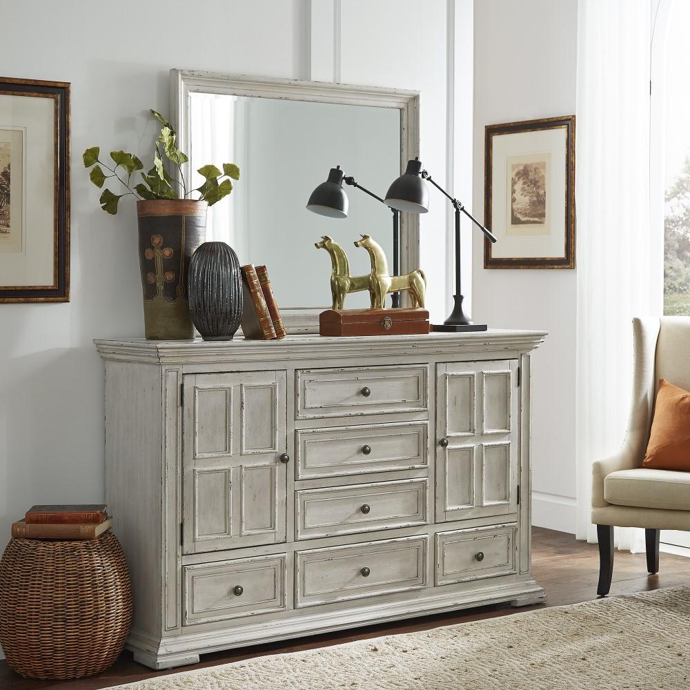 Liberty Furniture - Big Valley Dresser & Mirror - 361W-BR-DM veiw 1