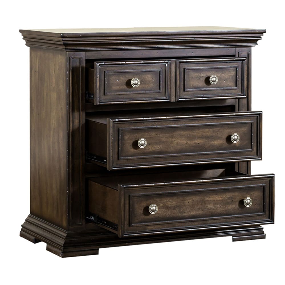 Liberty Furniture - Big Valley King Panel Bed, 2 Bedside Chests - 361-BR-KPB2BSC view 9