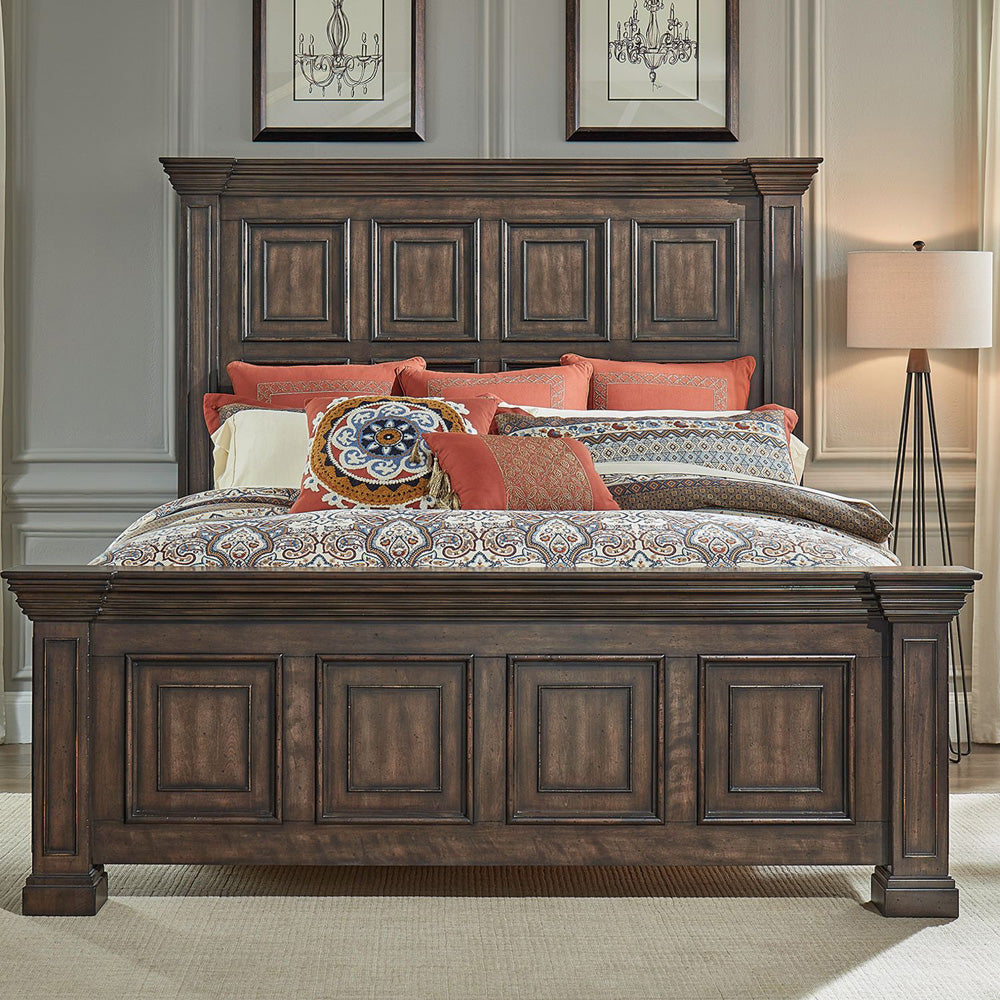 Liberty Furniture - Big Valley King Panel Bed, 2 Night Stands - 361-BR-KPB2NS view 5