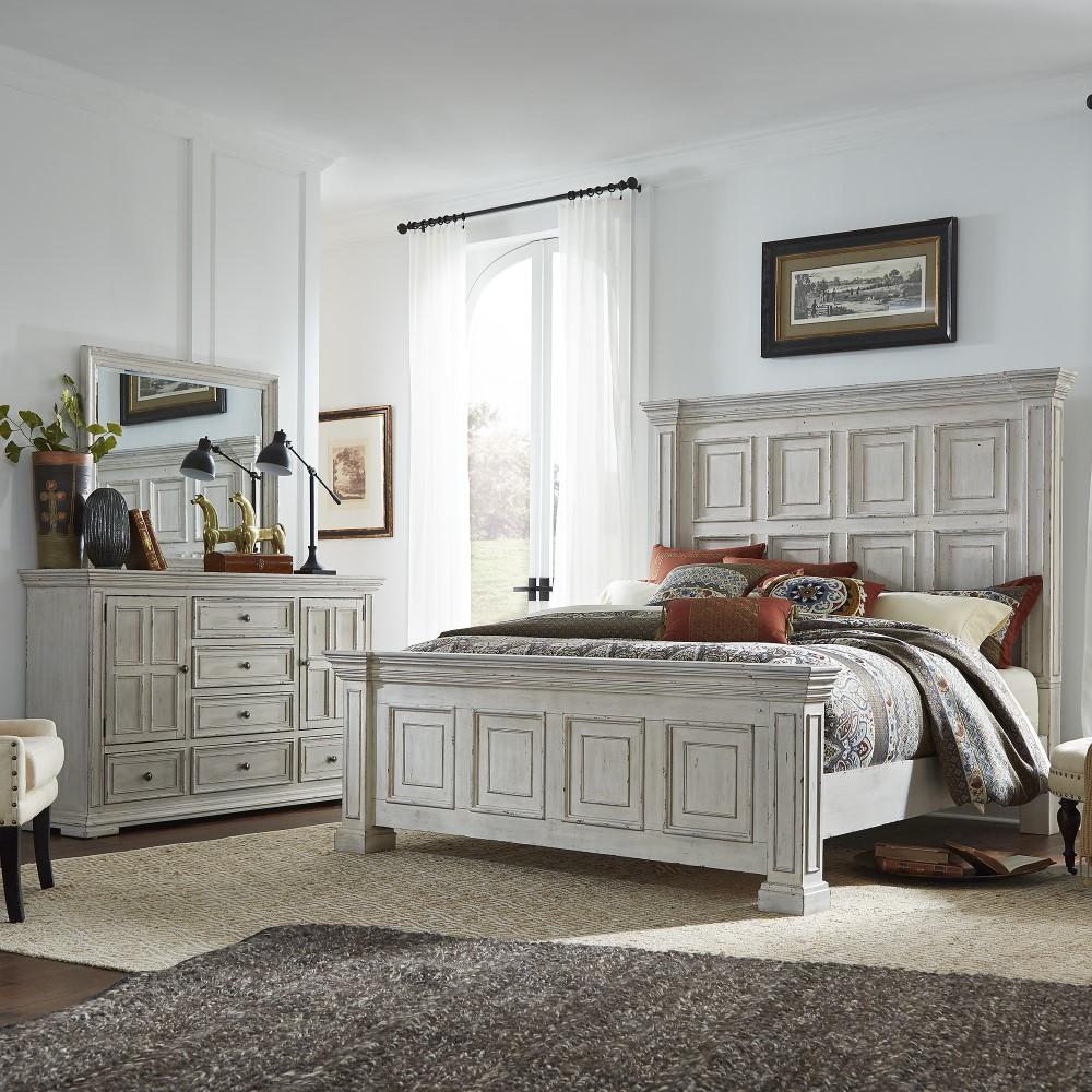Liberty Furniture - Big Valley Queen Panel Bed, Dresser & Mirror - 361W-BR-QPBDM veiw 1