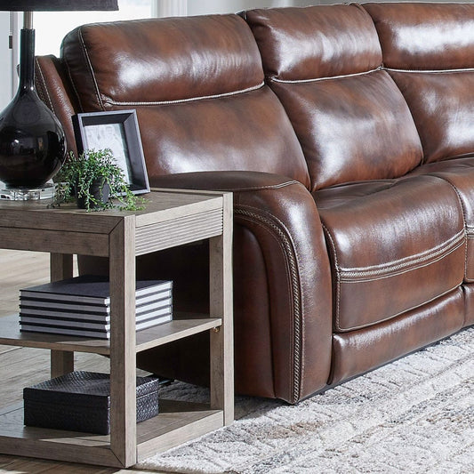 Liberty Furniture - Blair - L Arm Recliner P2 & ZG - Cognac in Brown - 7005CG-42LP view 2