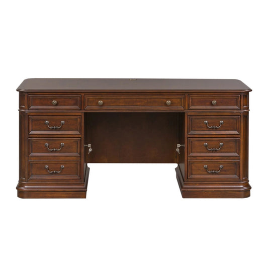 Liberty Furniture - Brayton Manor Jr Executive Desk - 273-HOJ-JED