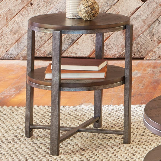 Liberty Furniture - Breckinridge Round End Table - 348-OT1020 veiw 2