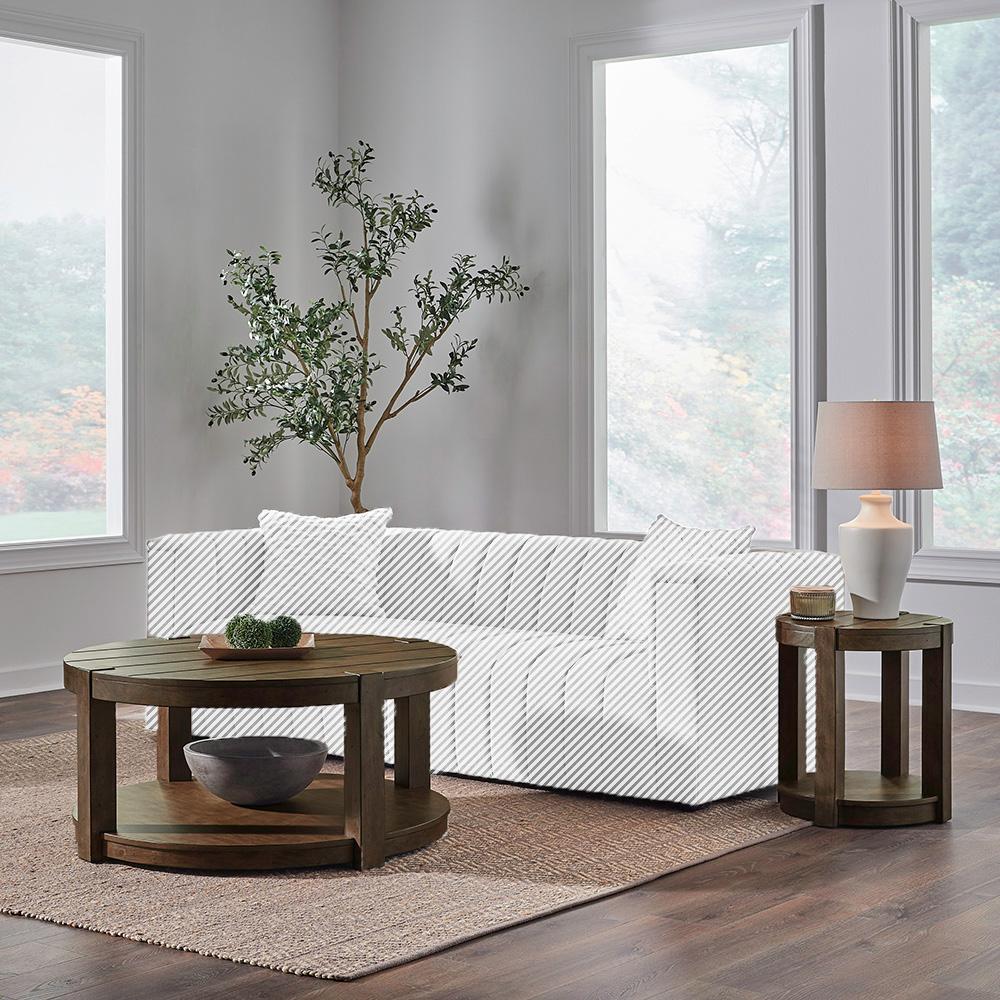 Liberty Furniture - Broadmore Opt 3 Piece Set in Cobblestone Brown - 449-OT-O3PCS veiw 1
