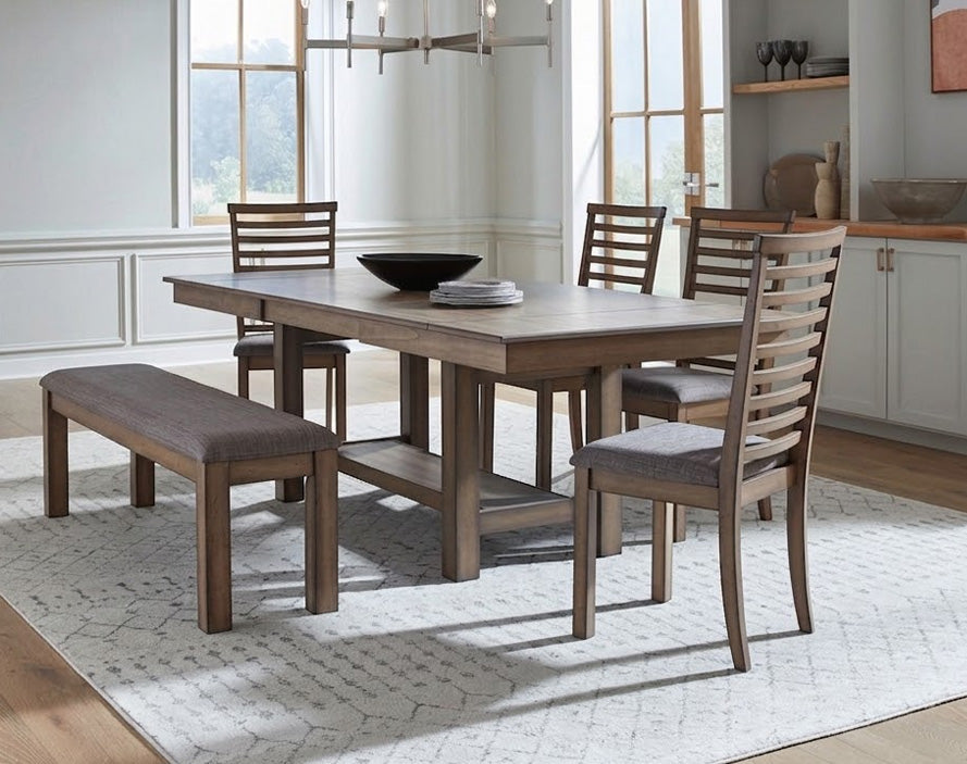 Liberty Furniture - Brook Bay 6 Piece Trestle Table Set - 182WT-CD-6TRS view 1