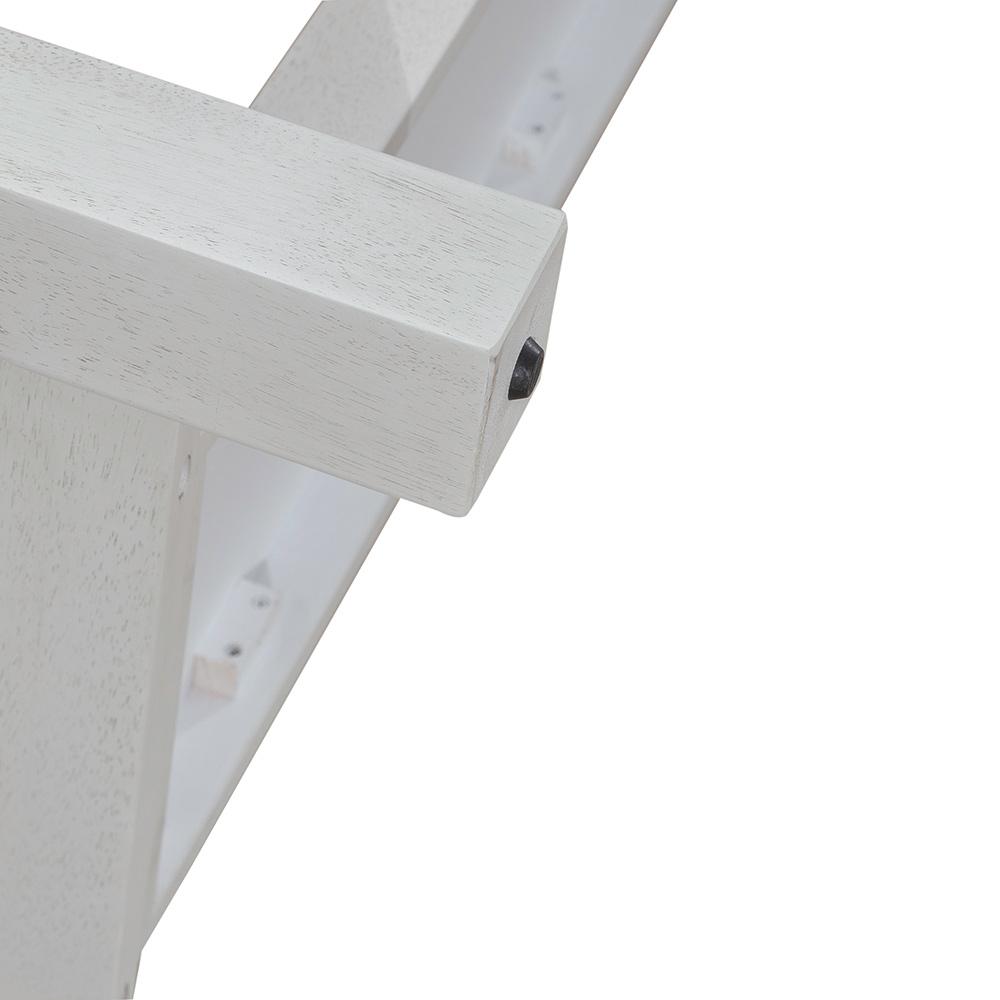 Liberty Furniture - Brook Bay Trestle Table in Textured White w/ Carbon Gray Tops - 182-CD-TRS veiw 6