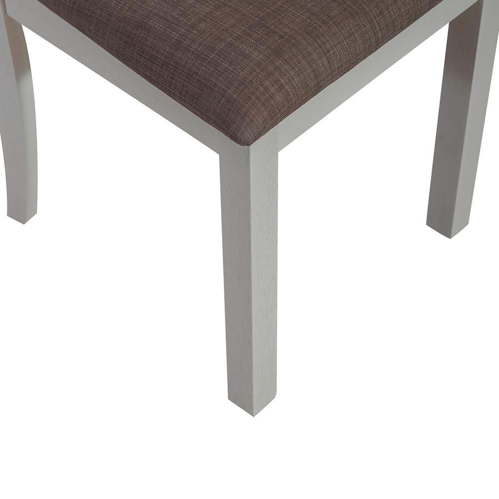 Liberty Furniture - Brook Bay Uph Ladder Back Side Chair in Textured White w/ Carbon Gray Tops - 182-C2001S veiw 11