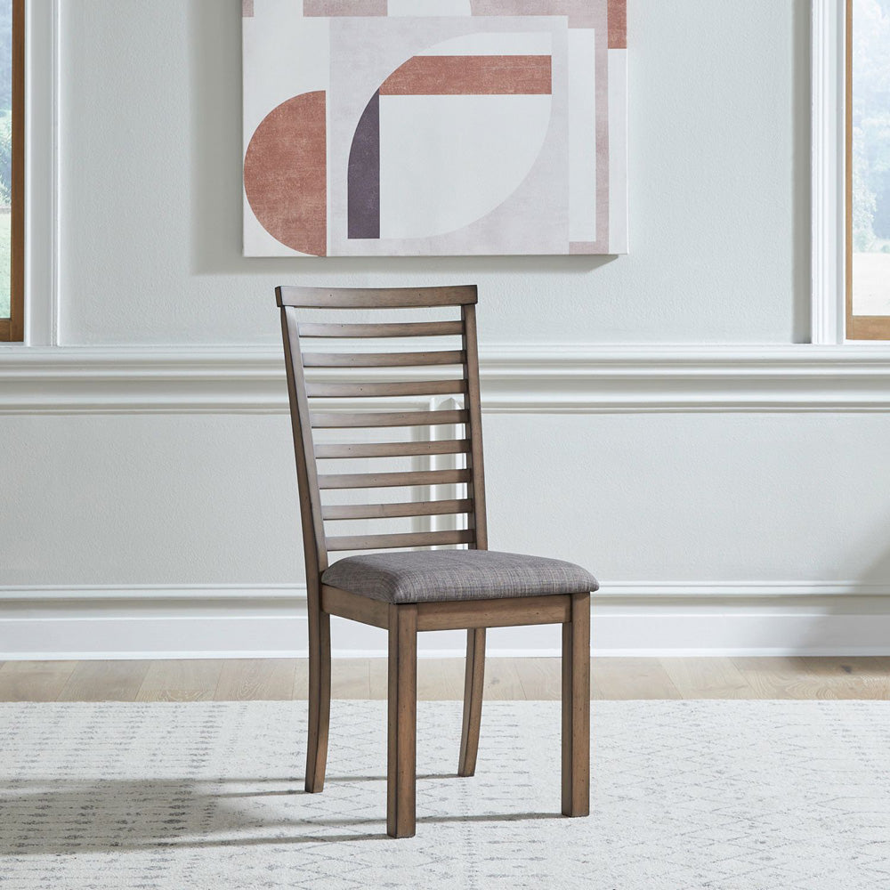 Liberty Furniture - Brook Bay Uph Ladder Back Side Chair - Set of 2 - 182WT-C2001S-2PK view 8