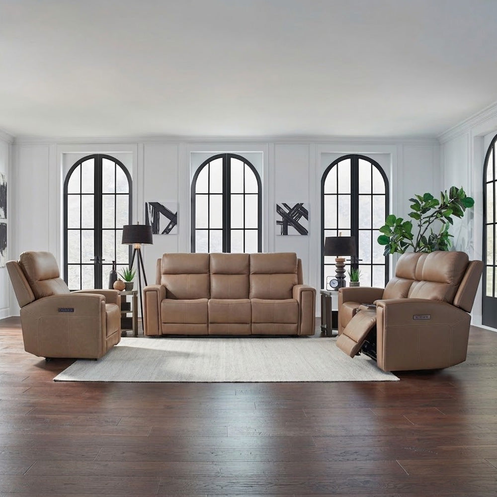 Liberty Furniture - Camden Sofa w/ Loveseat & Recliner - 7021TO-UPH-SOLOREC view 1
