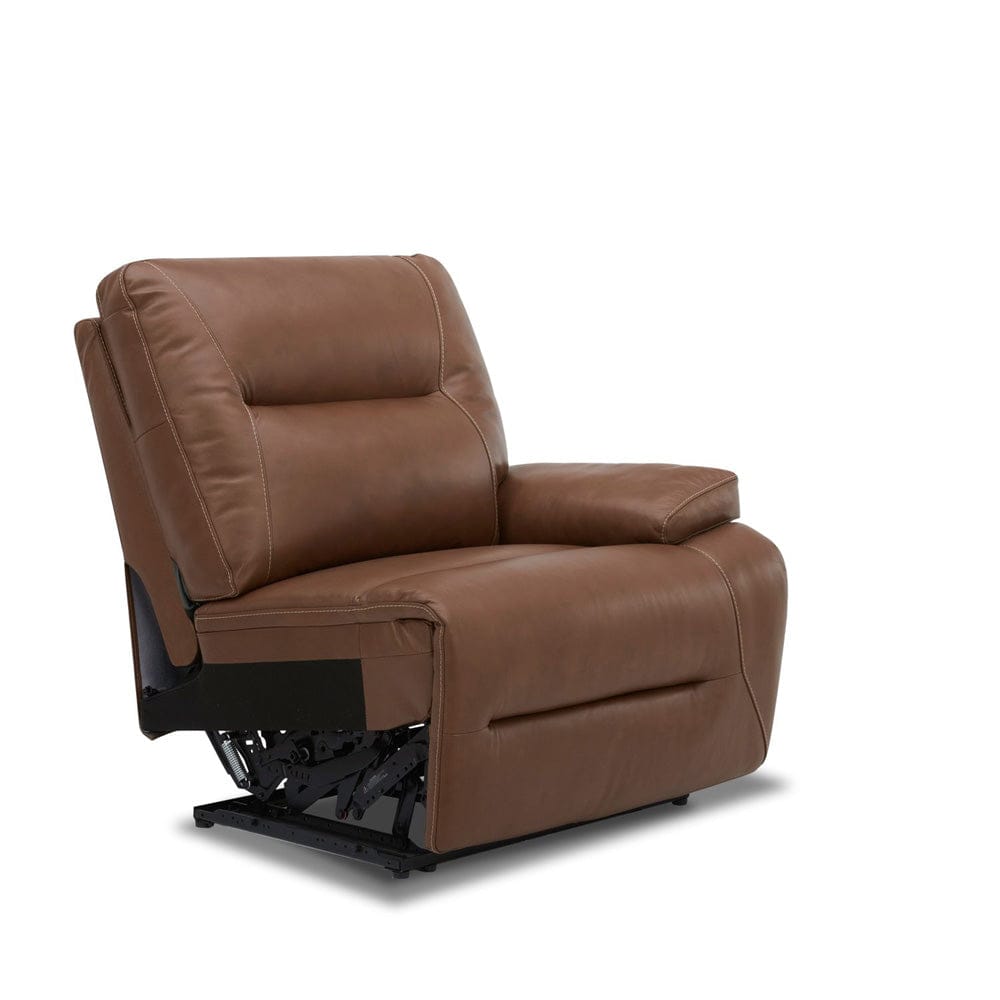 Liberty Furniture - Cameron - R Arm Recliner P3 & ZG - Saddle in Brown - 7008SD-43RP view 6
