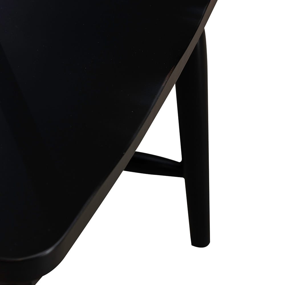 Liberty Furniture - Capeside Cottage Spindle Back Side Chair - Black in Porcelain White & Royal Black - 224-C4000S-B veiw 11